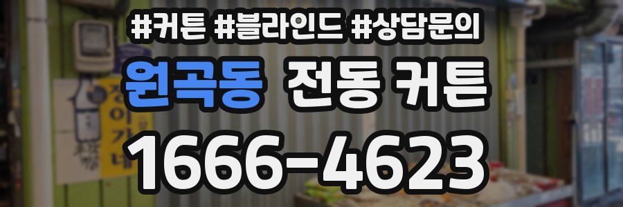 원곡동 전동 커튼