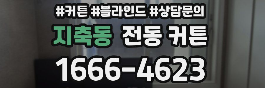 지축동 전동 커튼