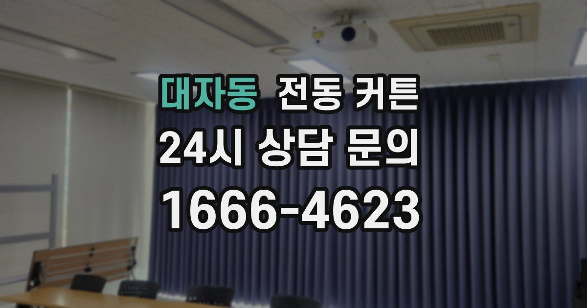 대자동 전동 커튼