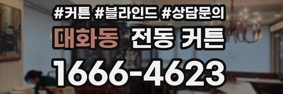 대화동 전동 커튼