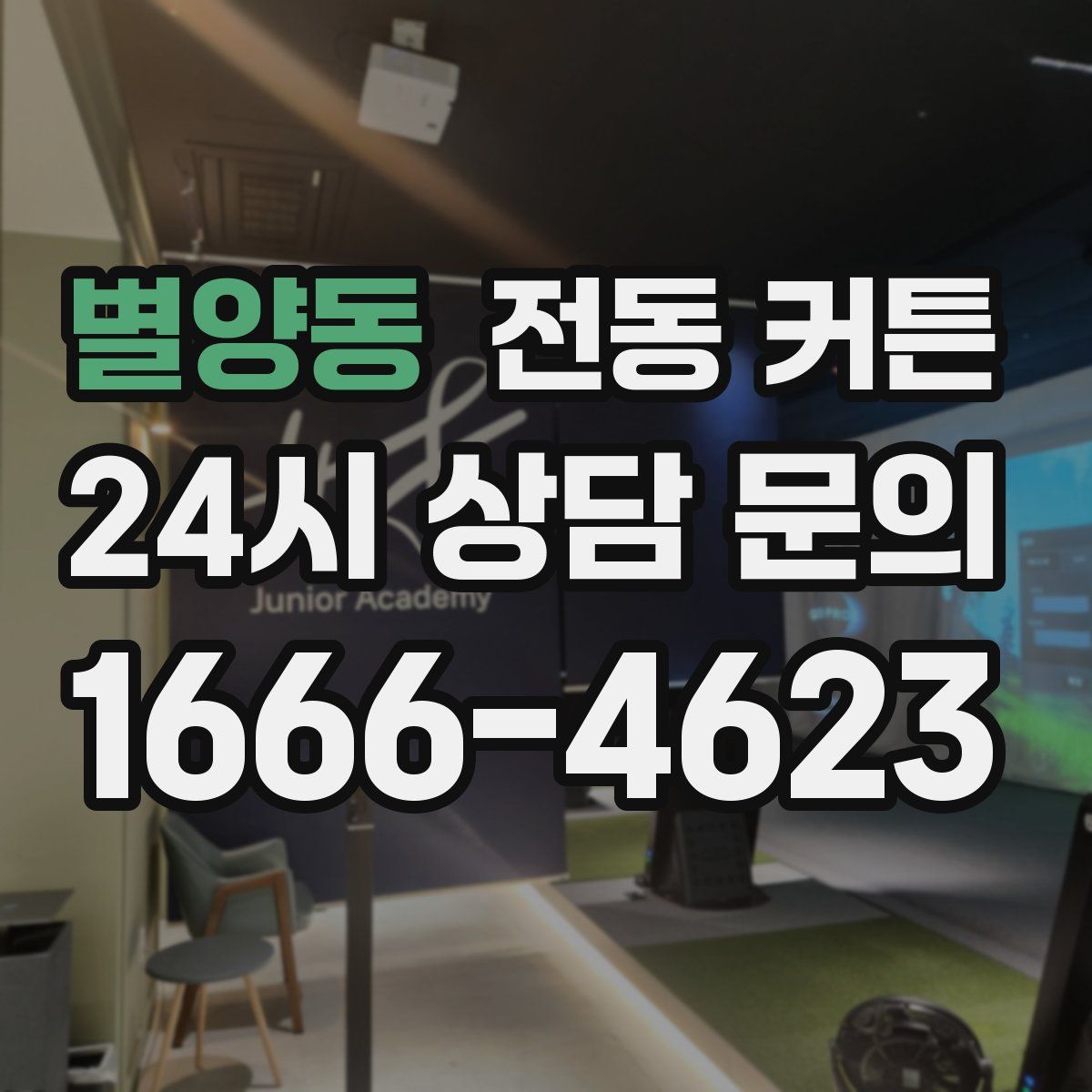 별양동 전동 커튼