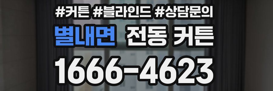 별내면 전동 커튼