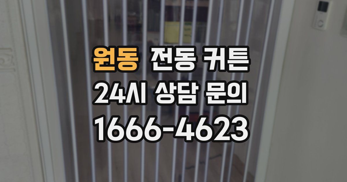 원동 전동 커튼