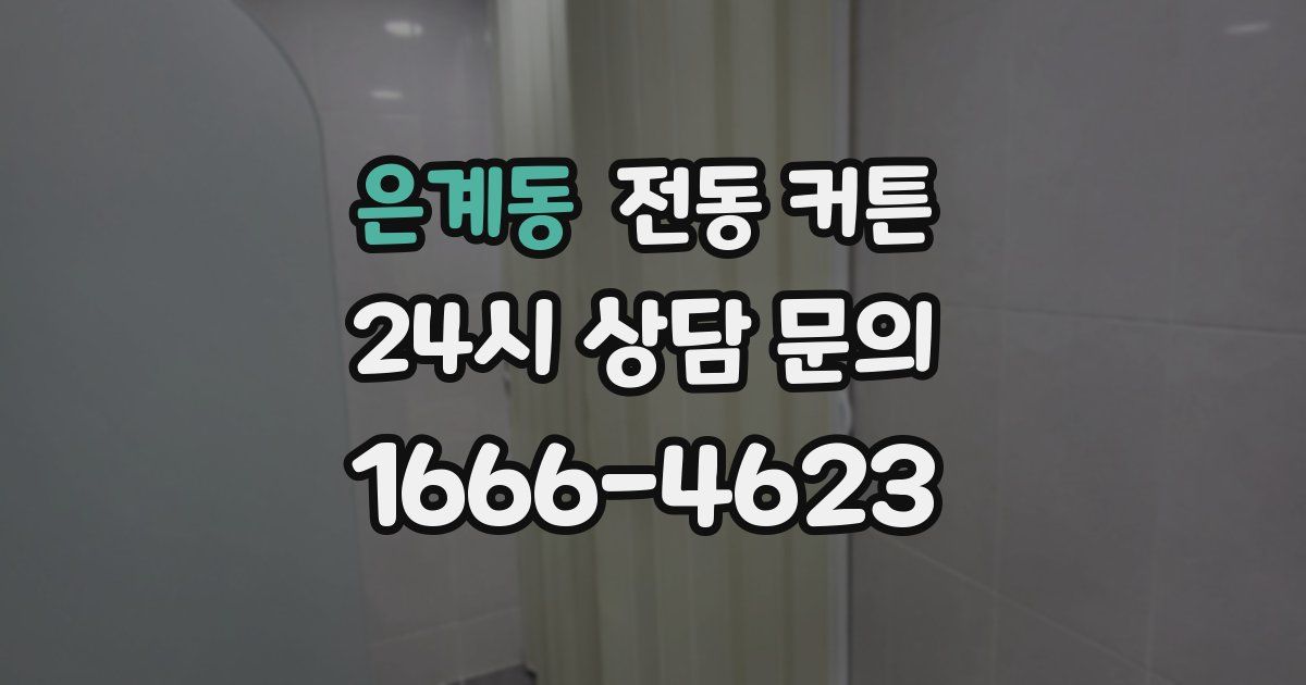 은계동 전동 커튼