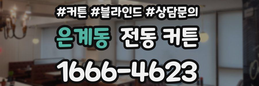 은계동 전동 커튼
