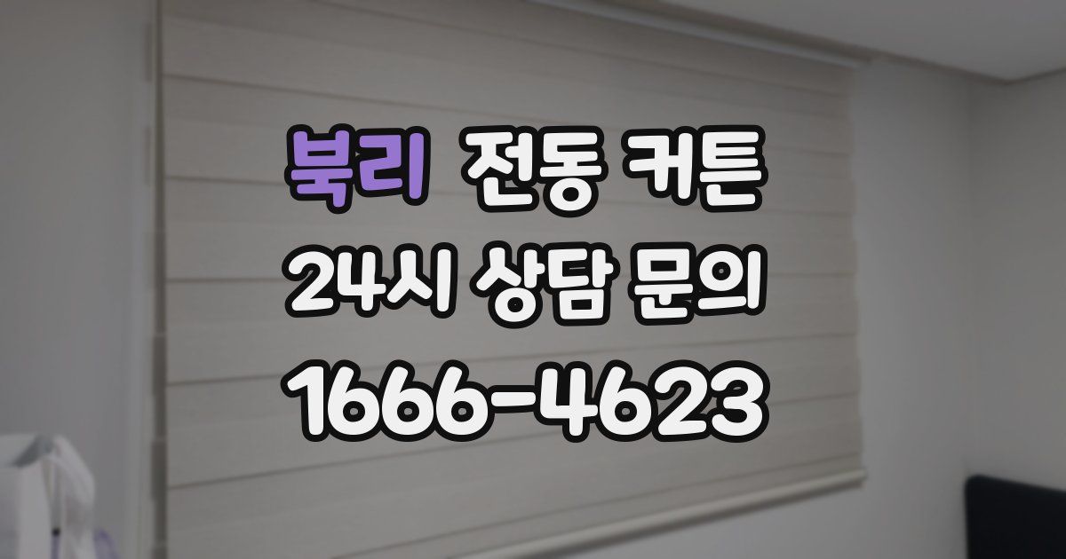 북리 전동 커튼