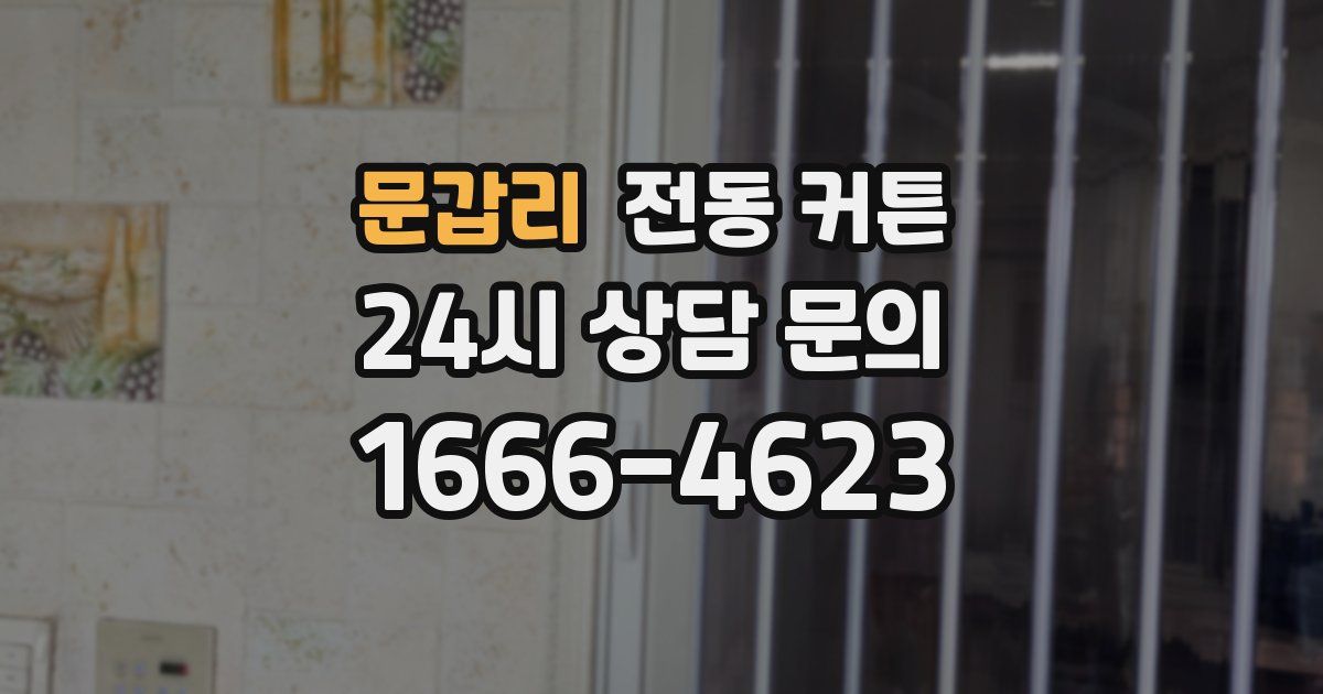문갑리 전동 커튼