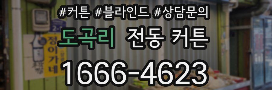 도곡리 전동 커튼