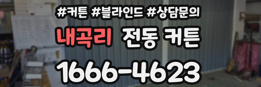 내곡리 전동 커튼