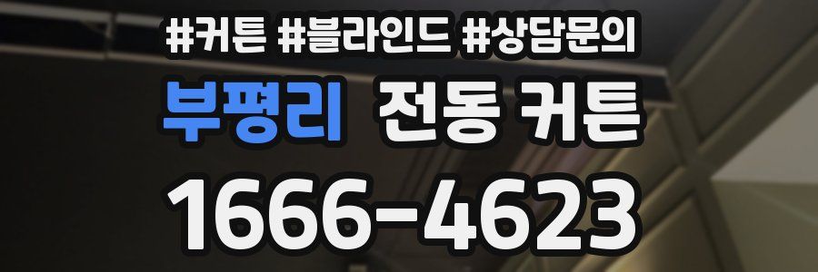 부평리 전동 커튼