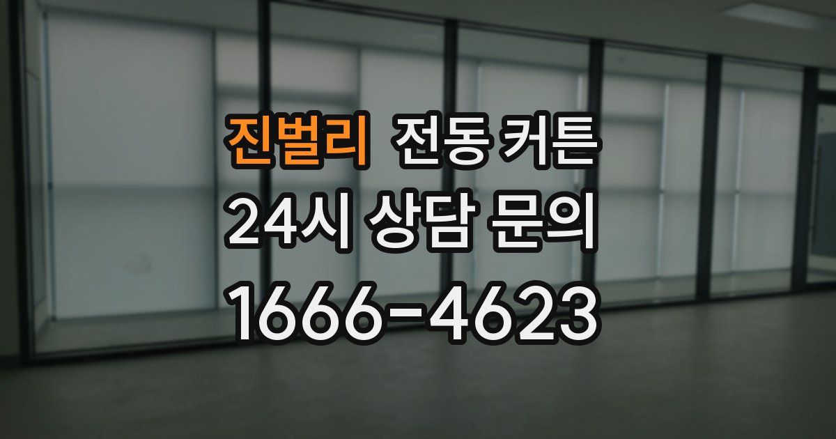 진벌리 전동 커튼