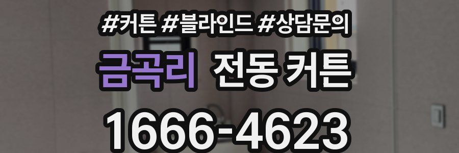금곡리 전동 커튼