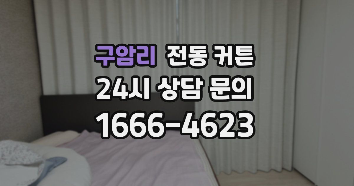 구암리 전동 커튼