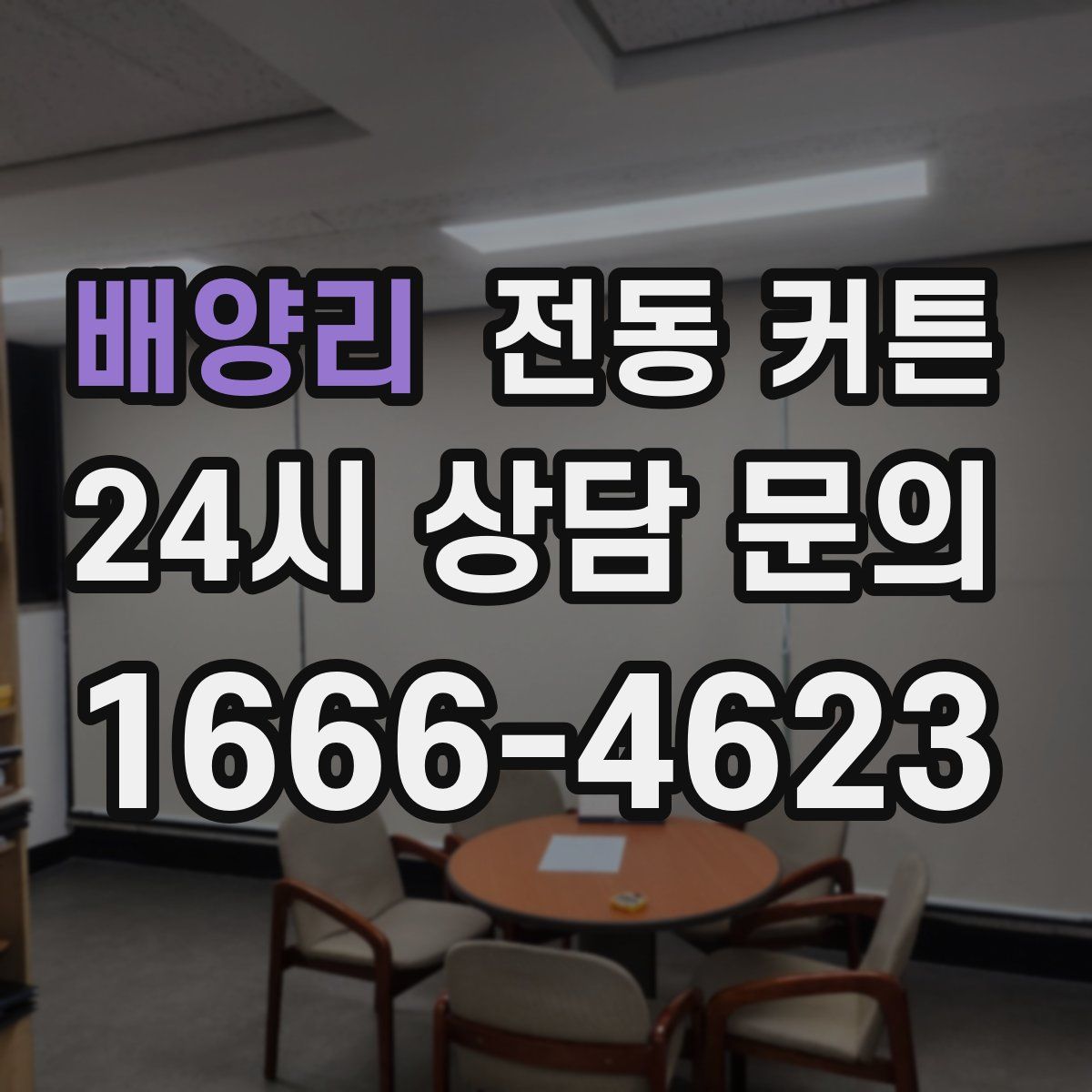 배양리 전동 커튼