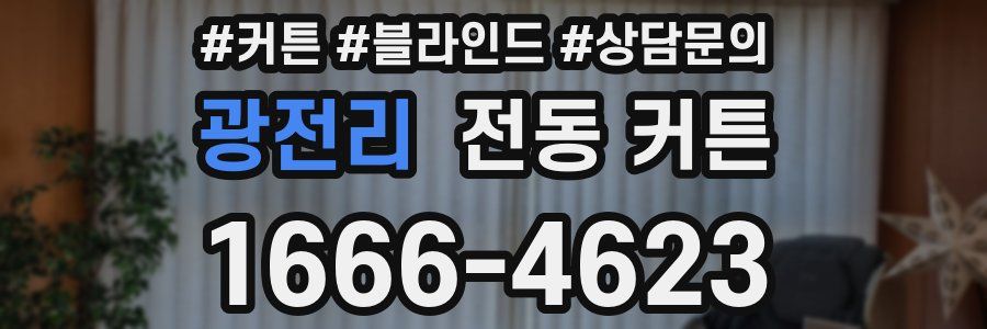 광전리 전동 커튼