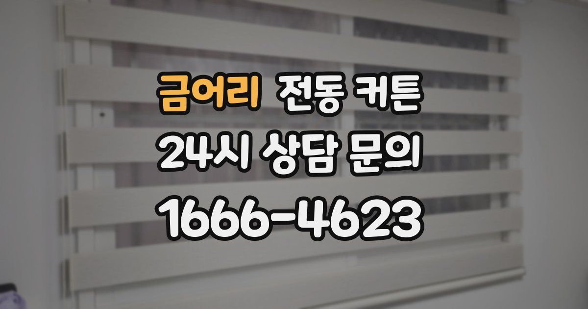 금어리 전동 커튼