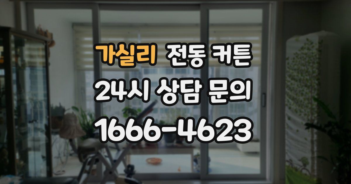 가실리 전동 커튼