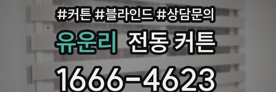 유운리 전동 커튼