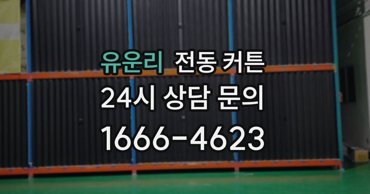 유운리 전동 커튼