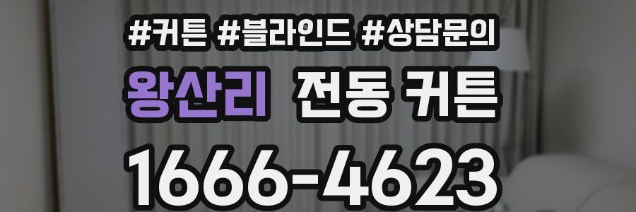 왕산리 전동 커튼