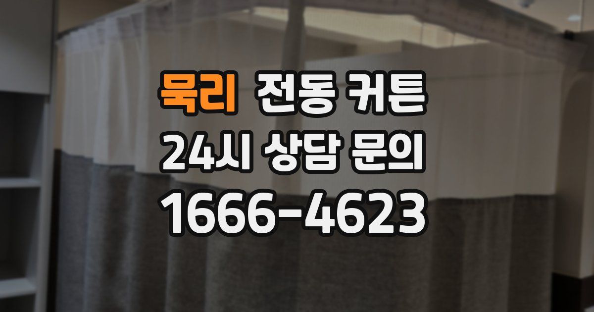 묵리 전동 커튼
