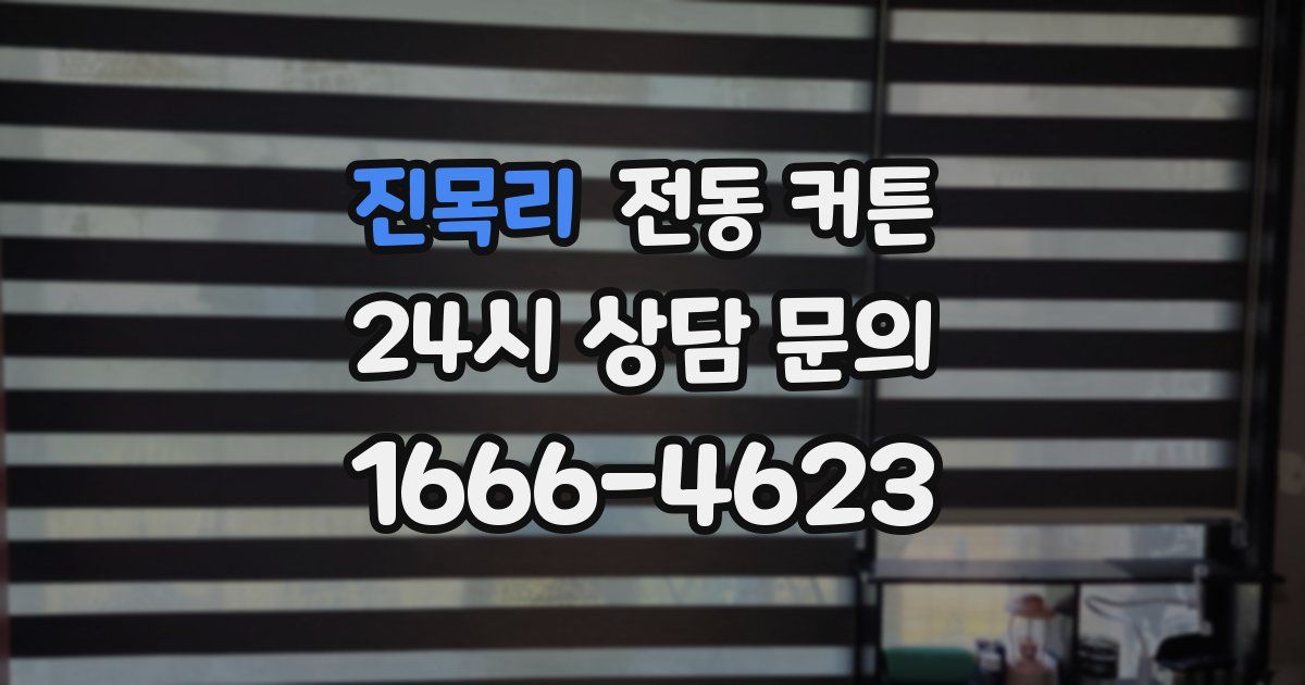 진목리 전동 커튼