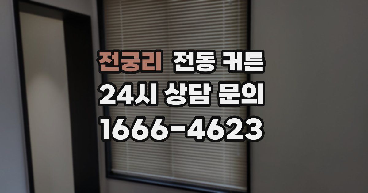 전궁리 전동 커튼
