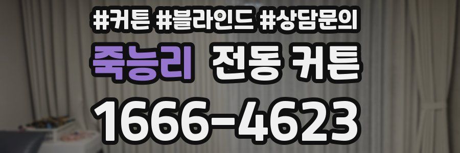 죽능리 전동 커튼