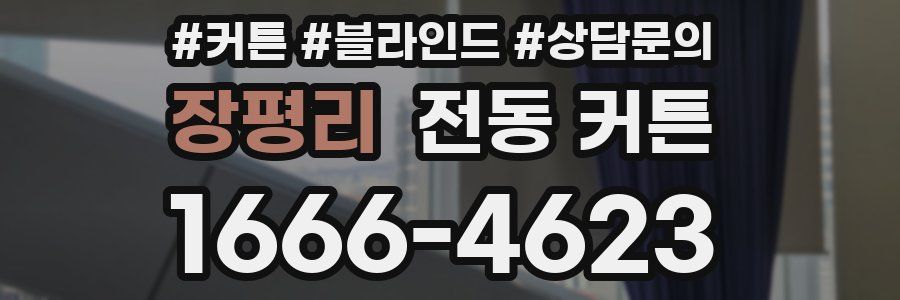 장평리 전동 커튼