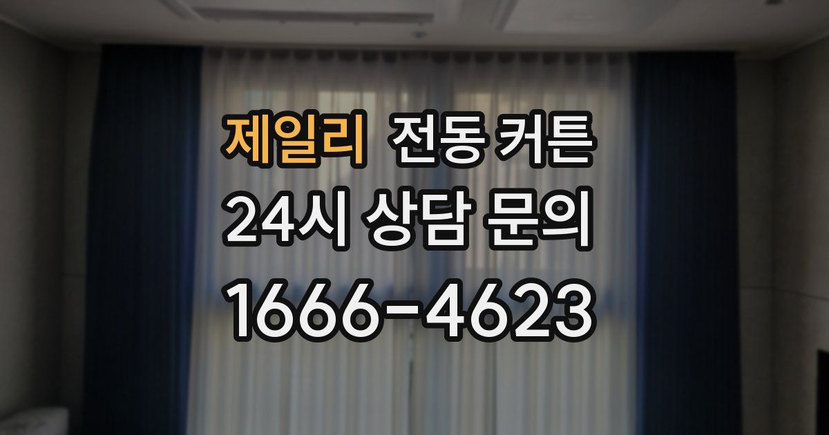 제일리 전동 커튼