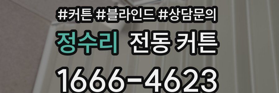 정수리 전동 커튼