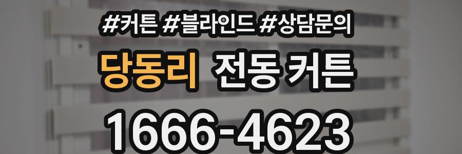 당동리 전동 커튼