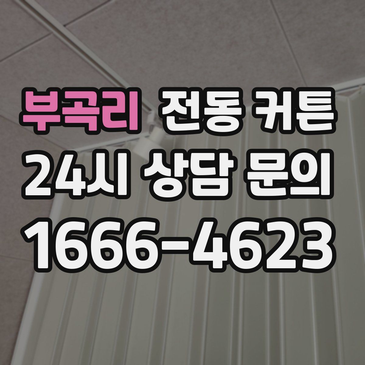 부곡리 전동 커튼