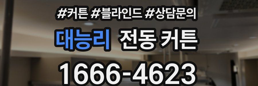대능리 전동 커튼
