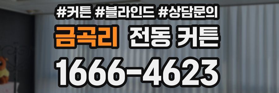금곡리 전동 커튼
