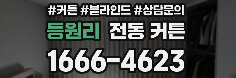 등원리 전동 커튼