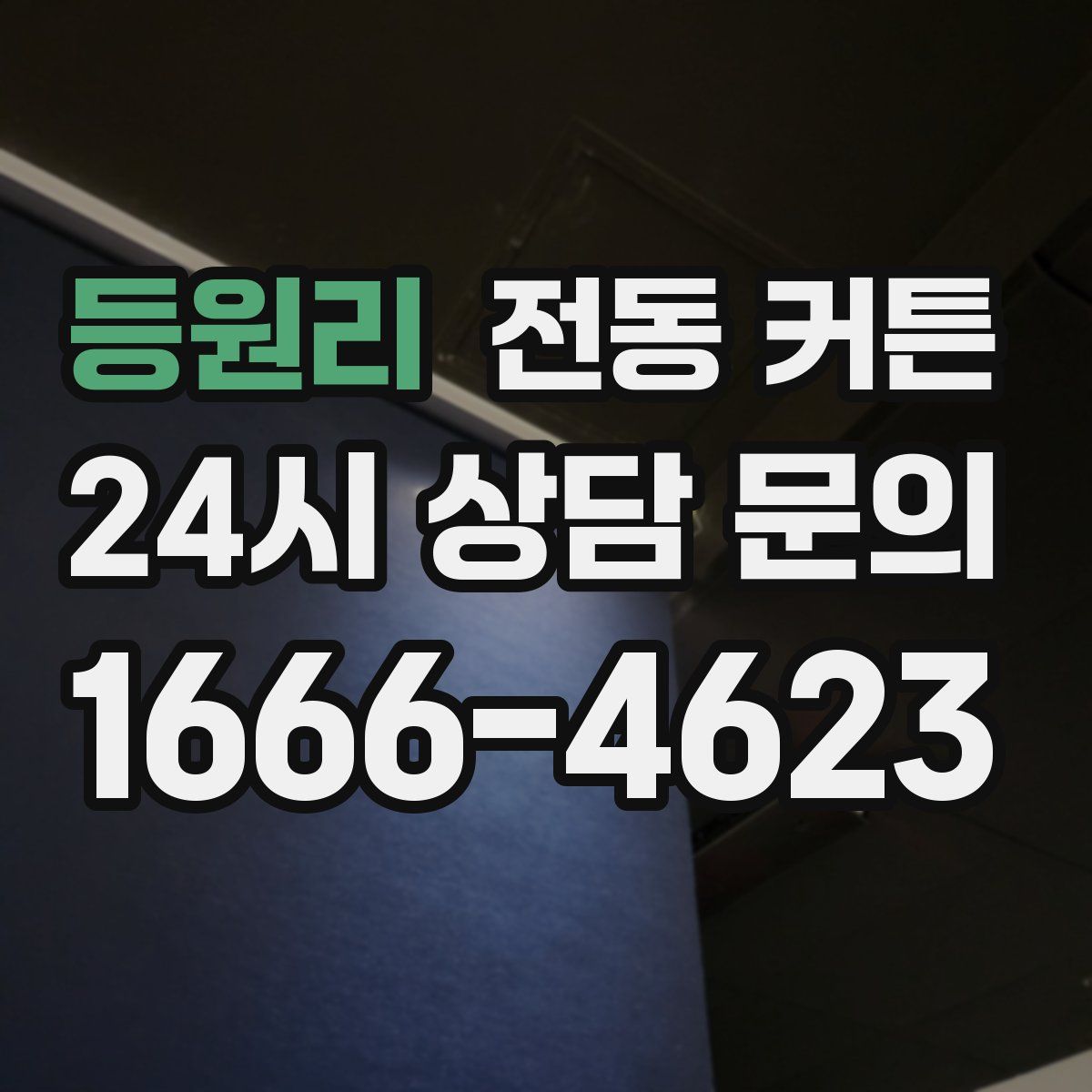 등원리 전동 커튼