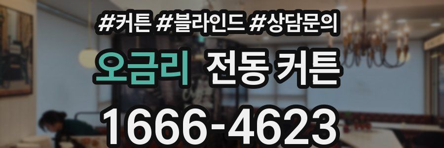 오금리 전동 커튼