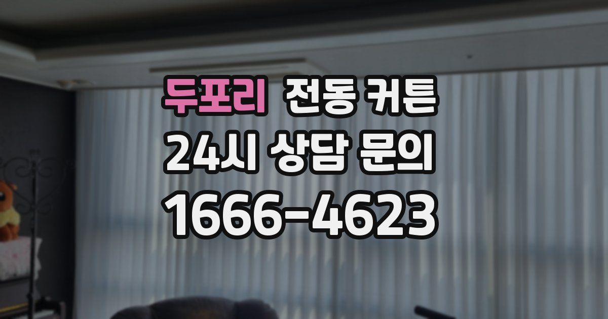 두포리 전동 커튼