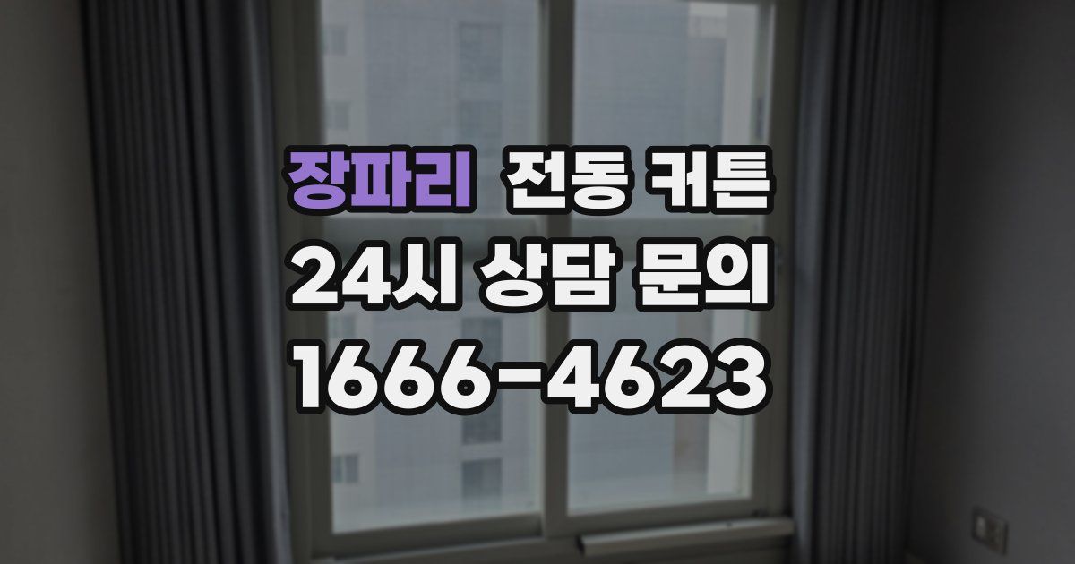 장파리 전동 커튼