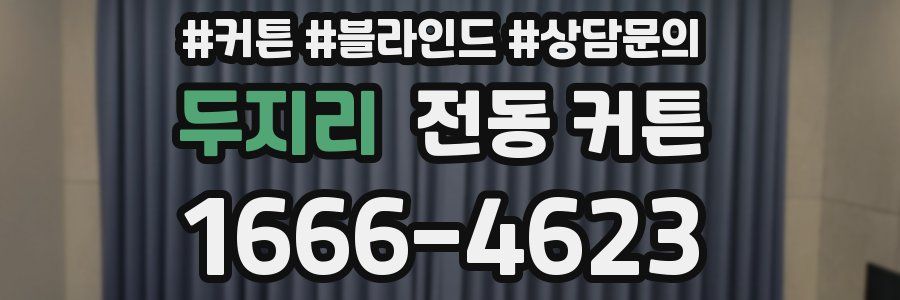 두지리 전동 커튼