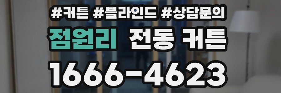 점원리 전동 커튼