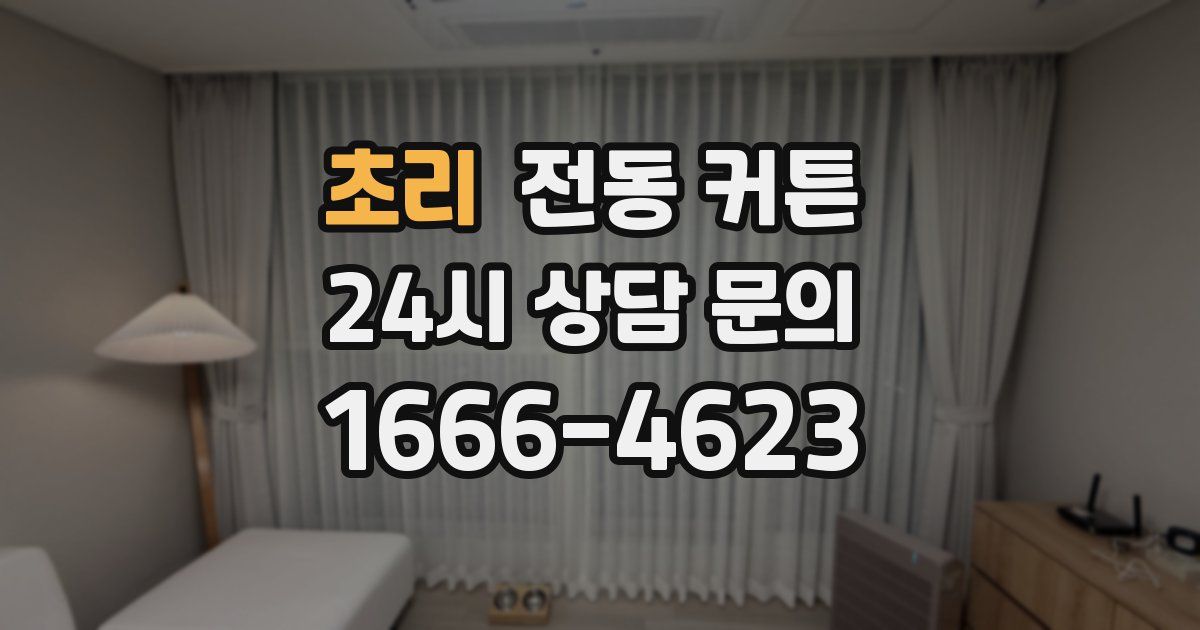 초리 전동 커튼