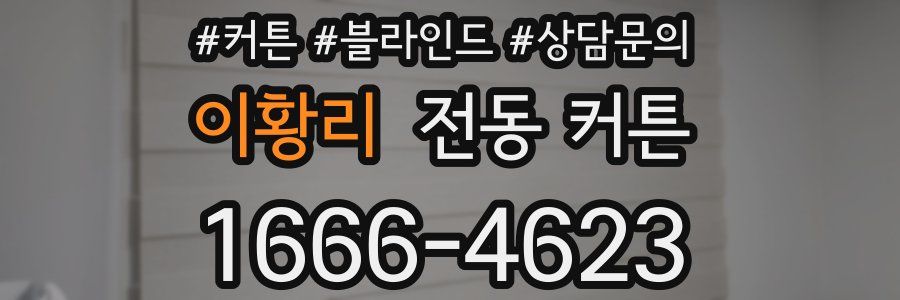 이황리 전동 커튼