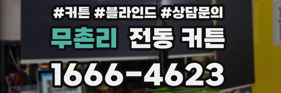 무촌리 전동 커튼