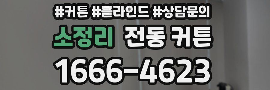 소정리 전동 커튼