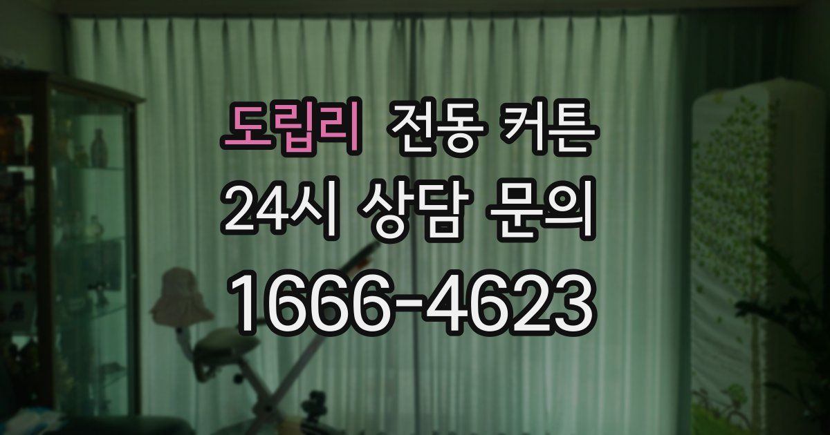 도립리 전동 커튼