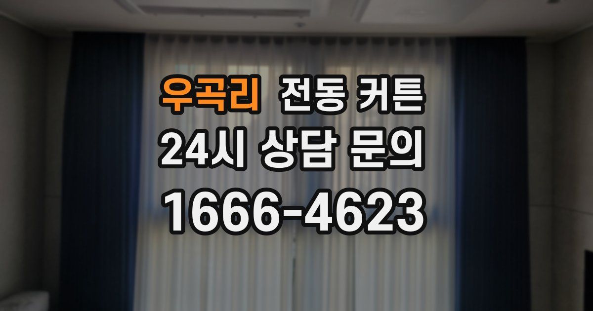 우곡리 전동 커튼
