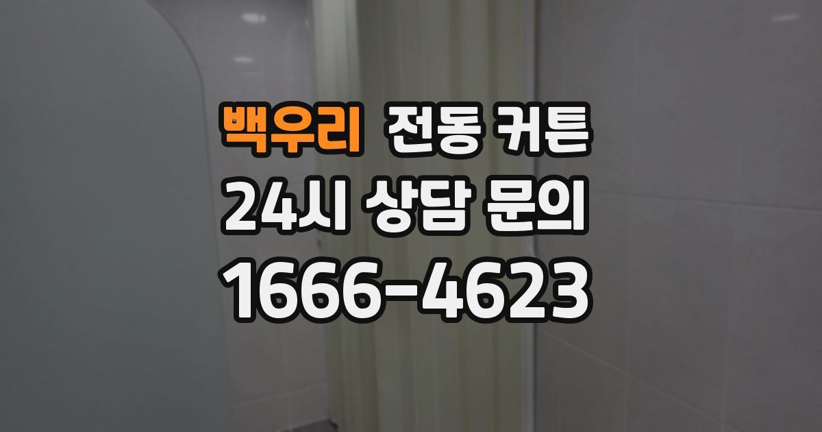 백우리 전동 커튼