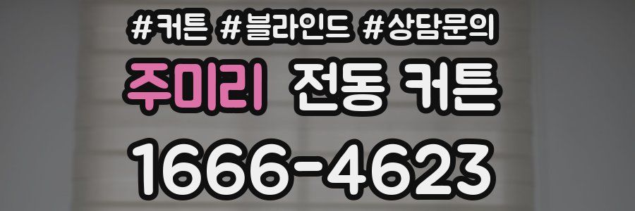 주미리 전동 커튼